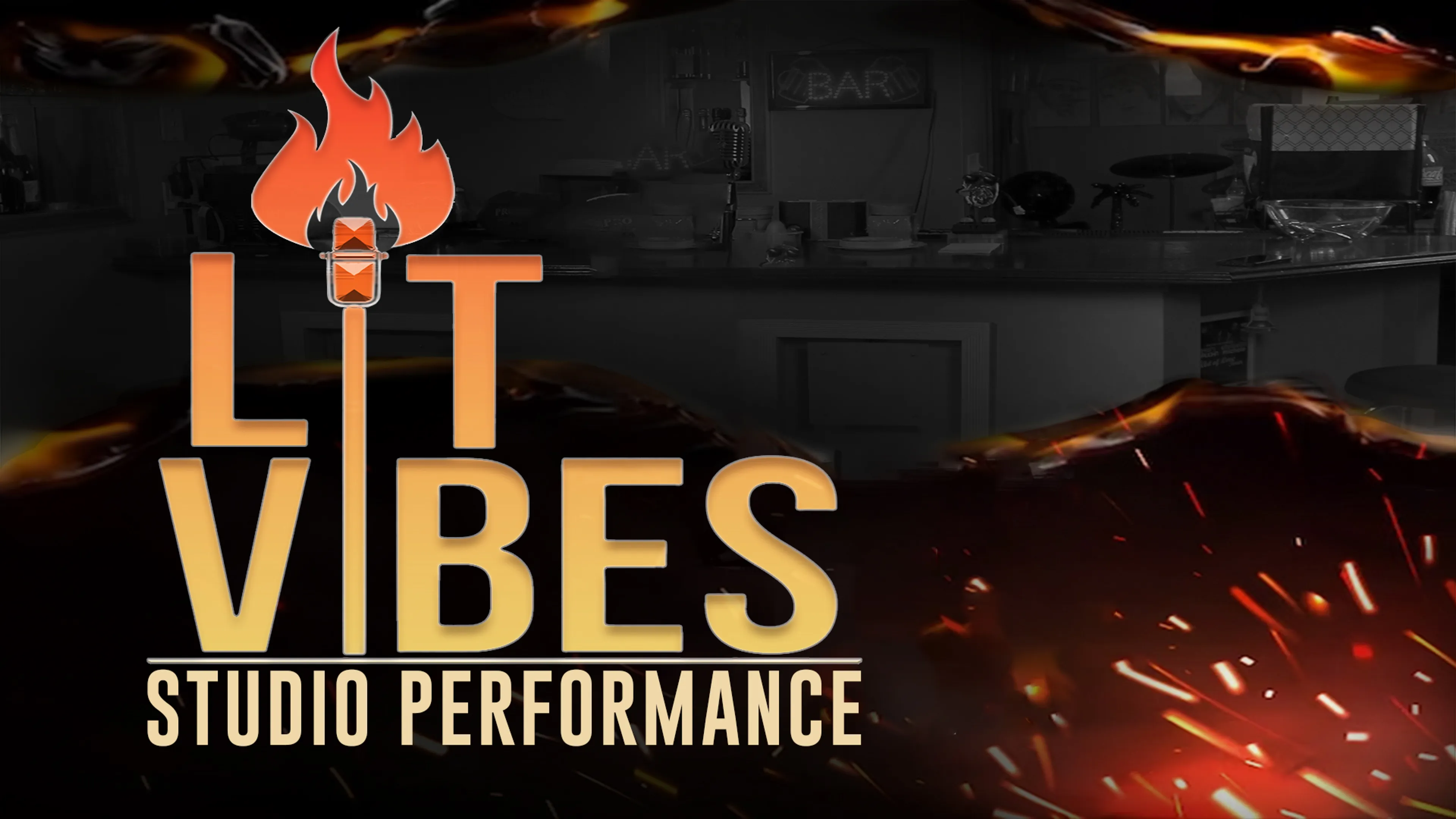 Lit Vibes Studio Performance poster